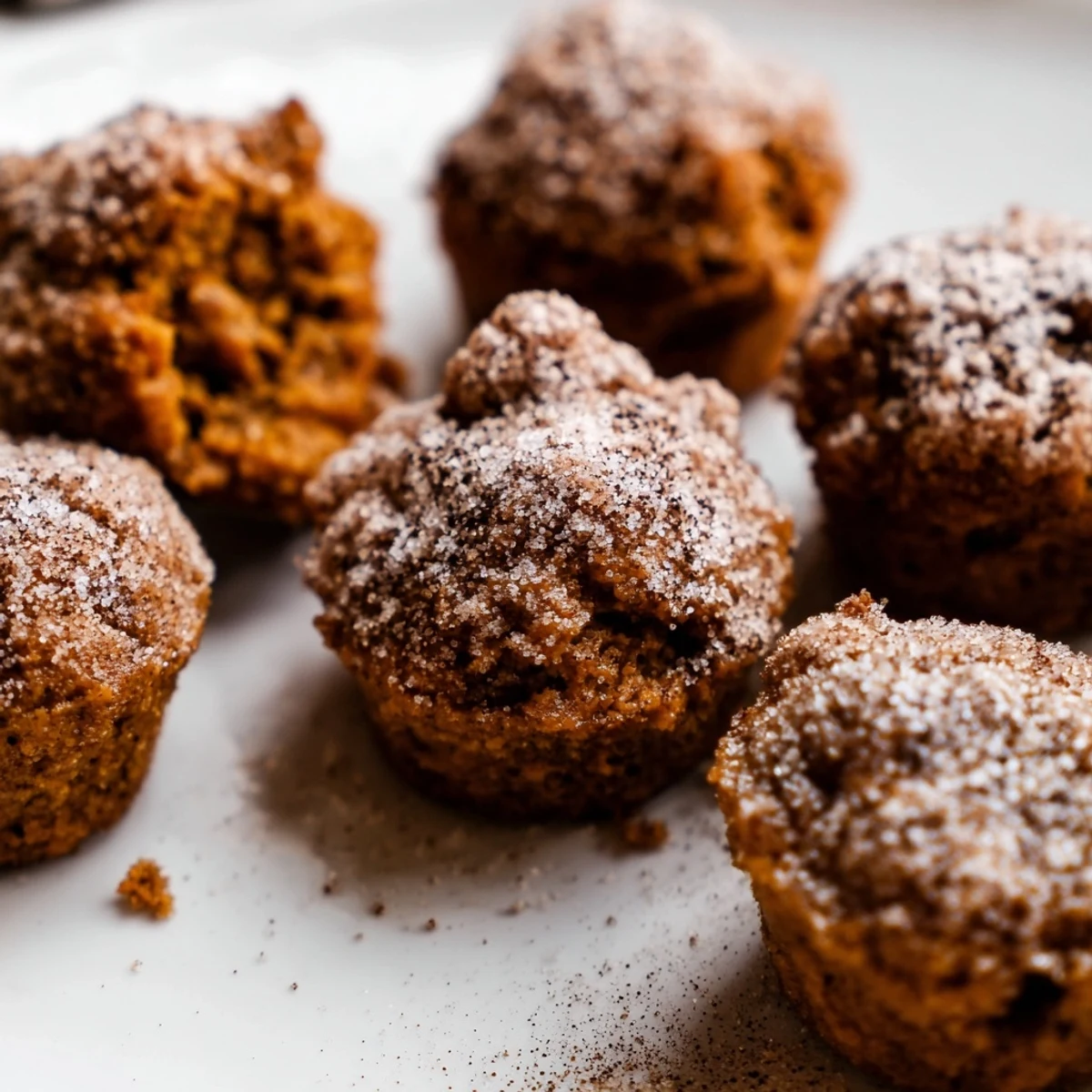 Moist pumpkin muffin chai latte bites, ideal for cozy autumn afternoons.  