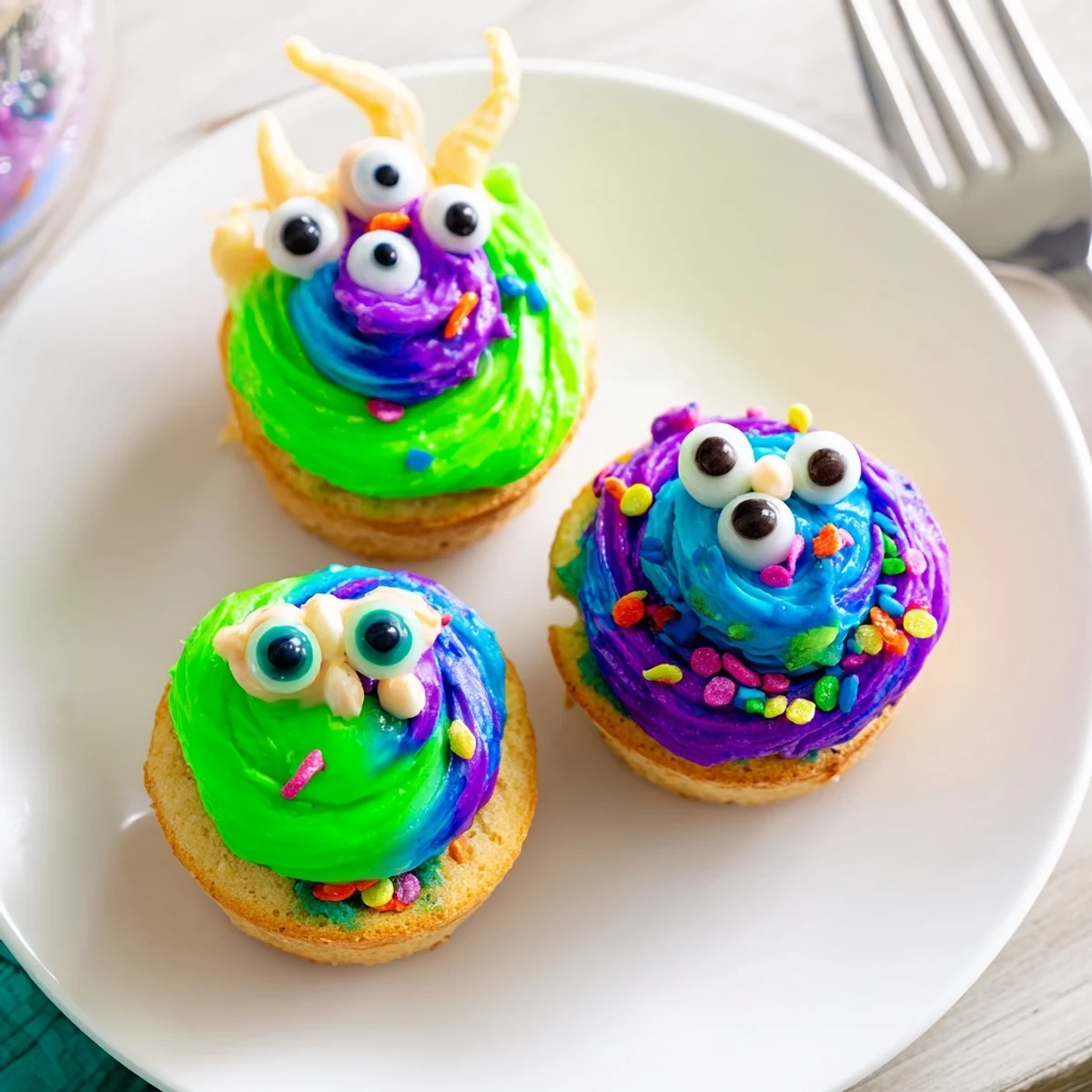Cream Soda Monster Muffins