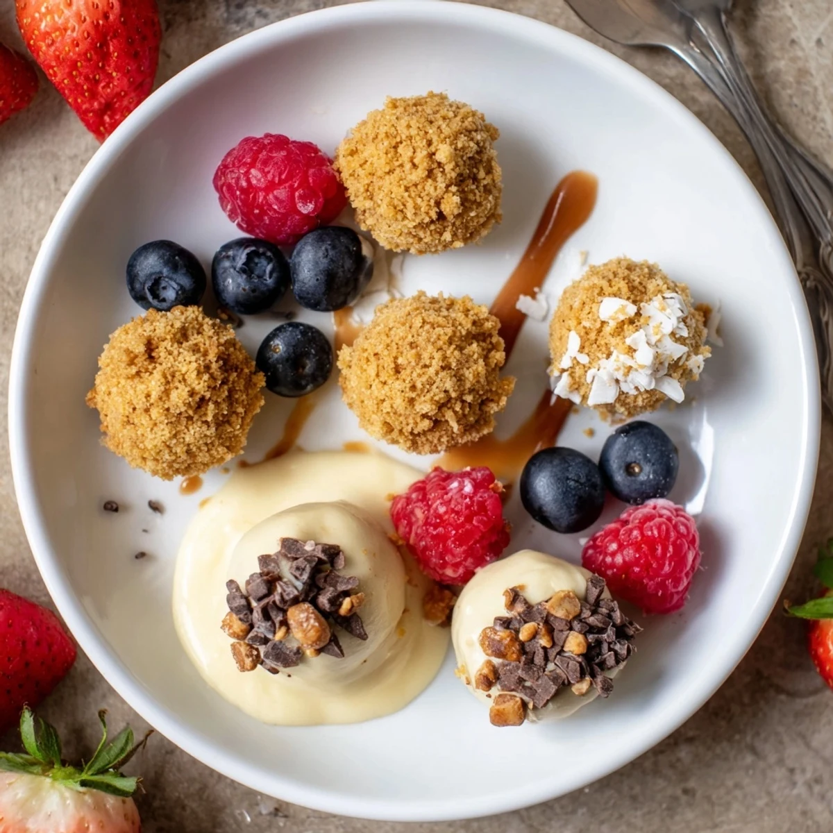 Deconstructed Dessert Board Cheesecake