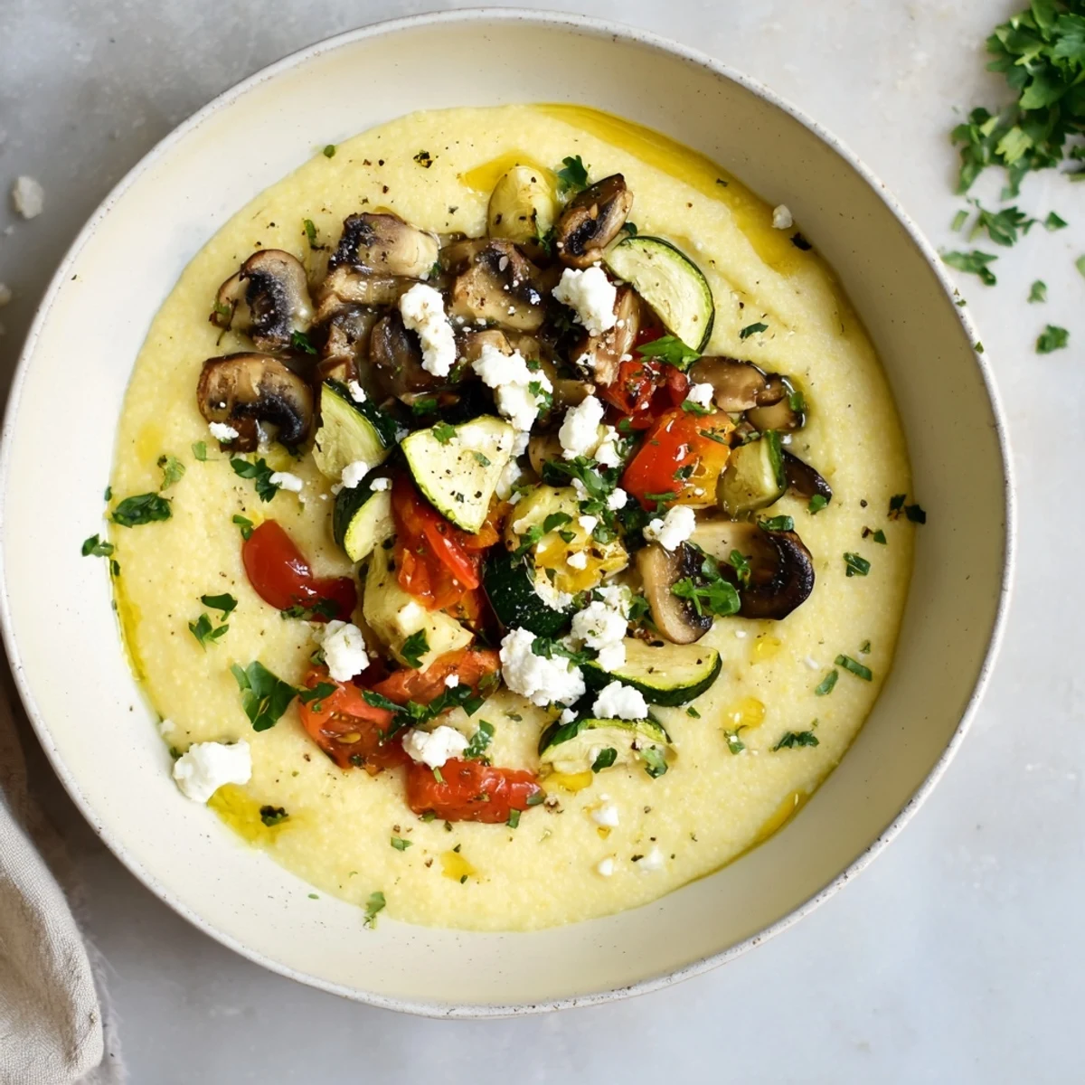 Cornmeal Polenta Bowls
