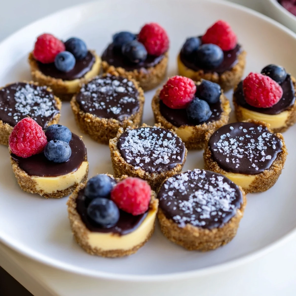 Perfectly portioned Mini Dessert Bites showcasing the textures and flavors of each indulgent treat.