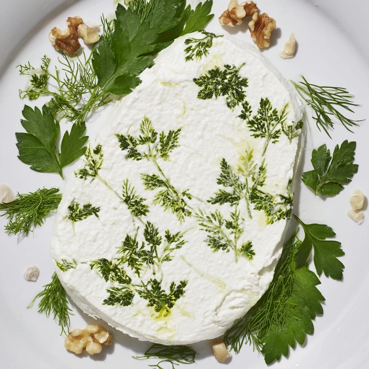 Delicious homemade The Fossil Record appetizer with artistic cheese imprints and shelled nuts for a tasty snack.