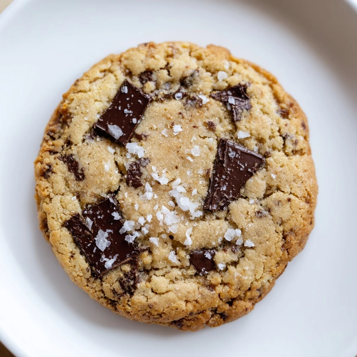 Golden-brown Miso Brown Butter Cookies, perfectly crisp edges, and studded with melting chocolate chips.