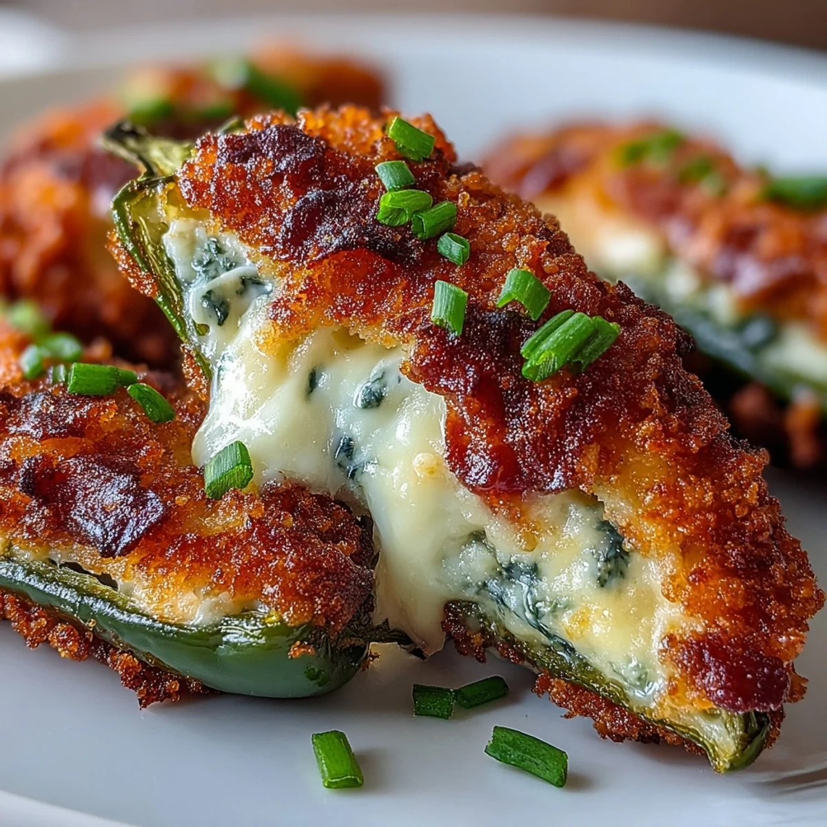Air Fryer Jalapeño Poppers plated with cool ranch dip for a spicy, crowd-pleasing appetizer.