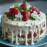 Spring Cake Floral Drip