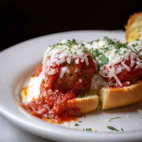 Easy Christmas Meatball Sliders ready to serve; a warm, cheesy, and delicious appetizer for holidays!