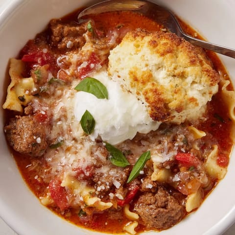 Lasagne Soup Cheesy Biscuit Melts #43