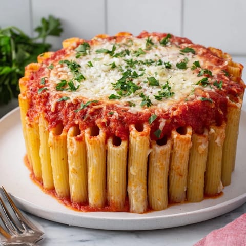 honeycomb pasta cake bake #64