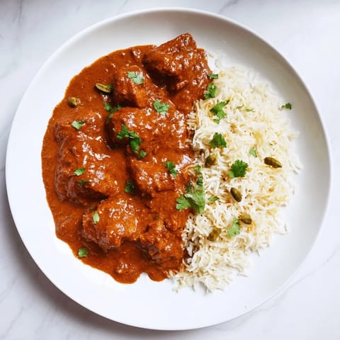Butter Chicken with Rice Pilaf