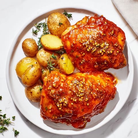 Honey Mustard Chicken Potatoes
