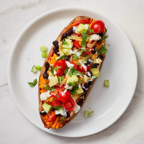 Loaded Baked Sweet Potatoes