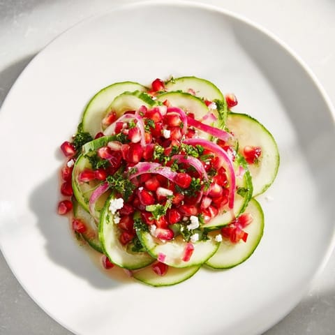 Healthy Cucumber Christmas Salad