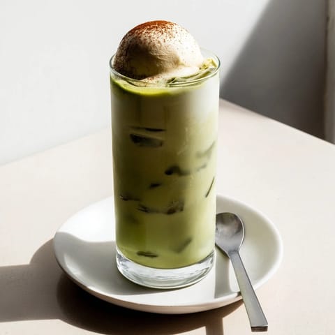 Cinnamon Roll Iced Matcha