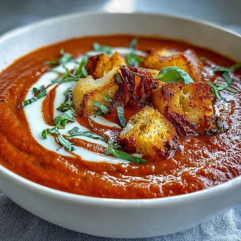 Creamy Roasted Tomato Soup