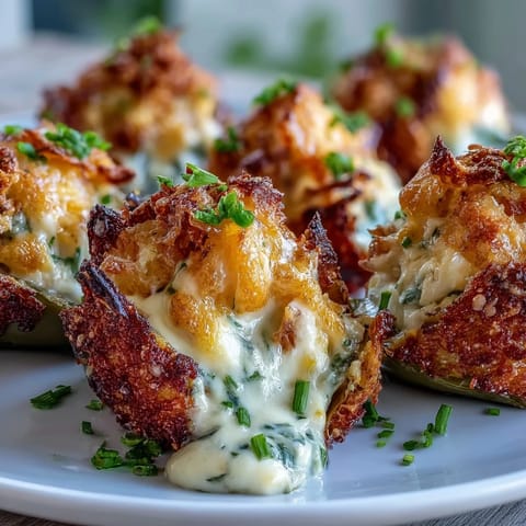 Golden-brown, buttery panko tops each Cajun Crab Poppers, served warm on a rustic platter with lemon wedges.