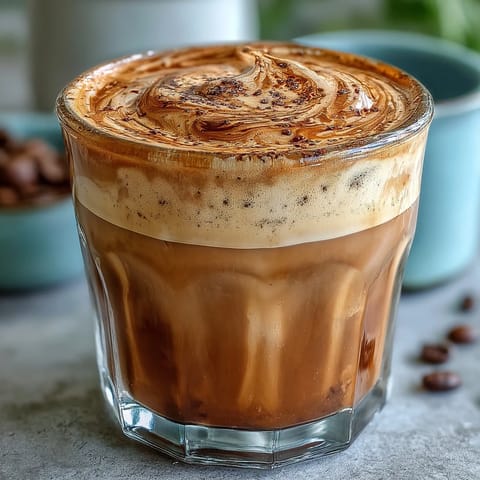 Hojicha Cortado Roasted Tea Drink #478