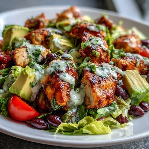 High Protein Southwest Chicken Salad