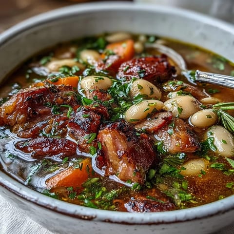 Ham and Cannellini Bean Stew