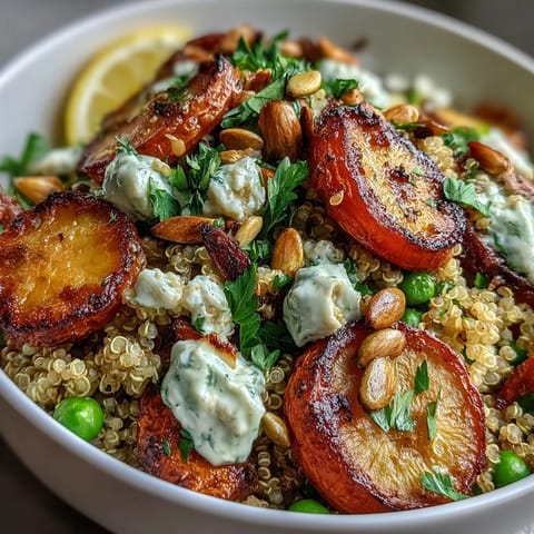 Warm Quinoa Bowl Carrots
