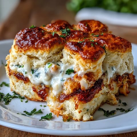 Creamy Chicken Biscuit Topping
