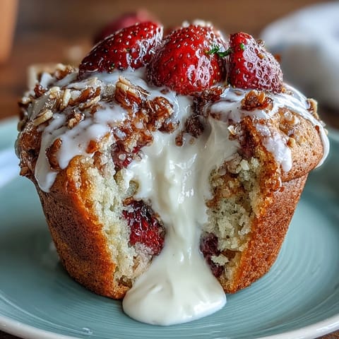 Strawberry Muffins Greek Yogurt