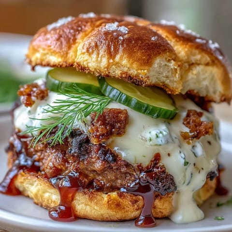 Crispy-edged Memorial Day BBQ smash burger sliders dripping with secret sauce.