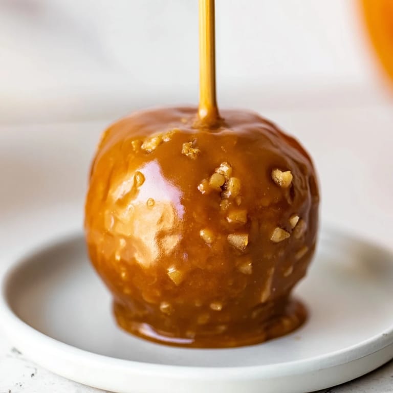 Warm chai and apple flavors shine in these delightful caramel muffin pops.