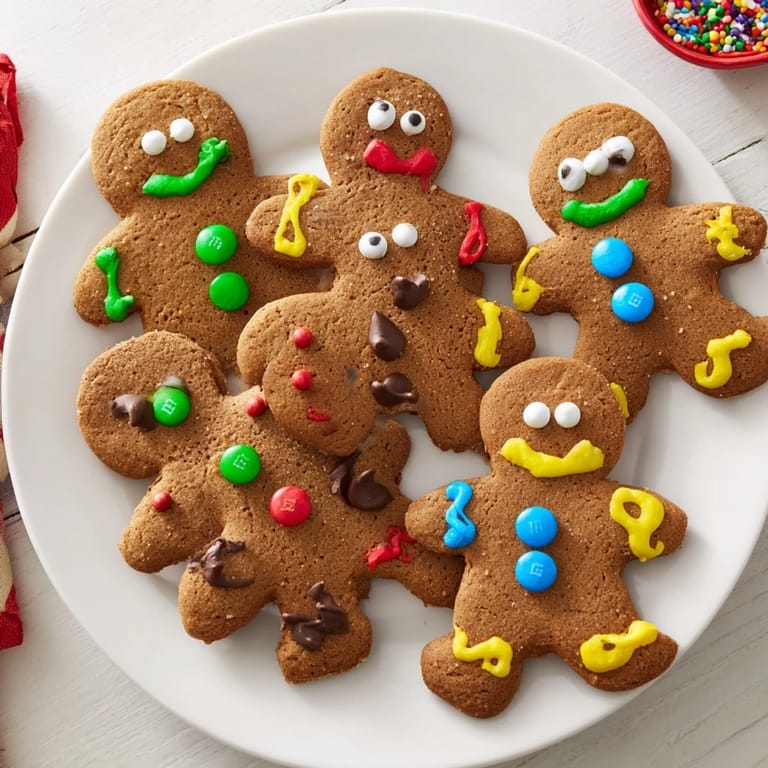 See the festive DIY Gingerbread People decorating activity; cookies with cheerful icing and sweet, diverse toppings.
