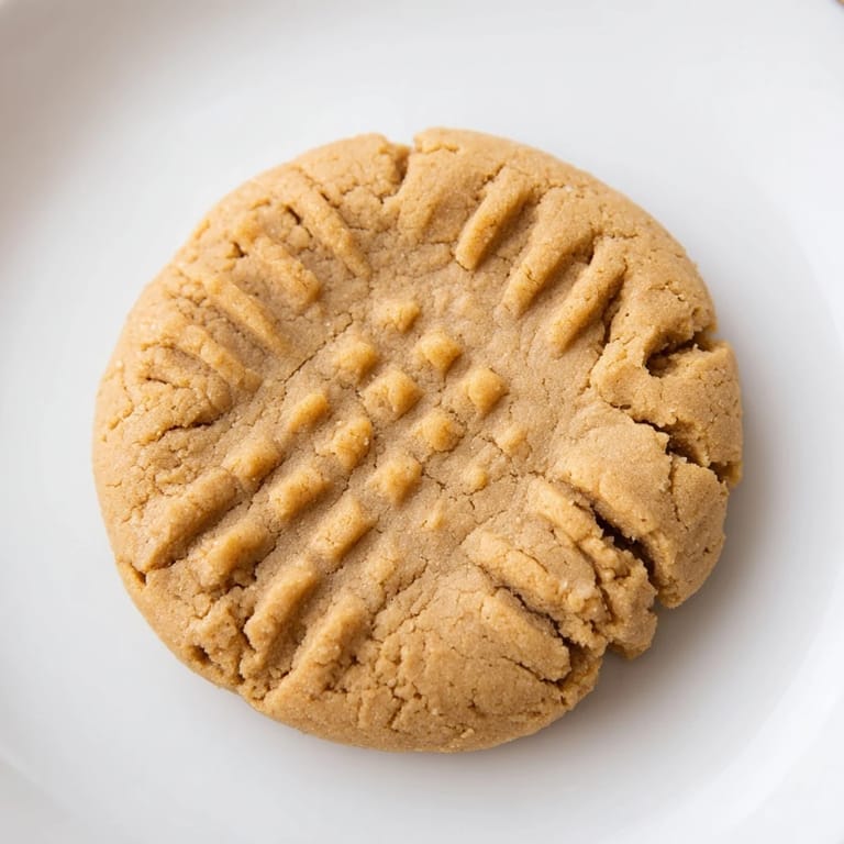 Freshly baked flourless peanut butter cookies arranged on a cooling rack, looking delicious.