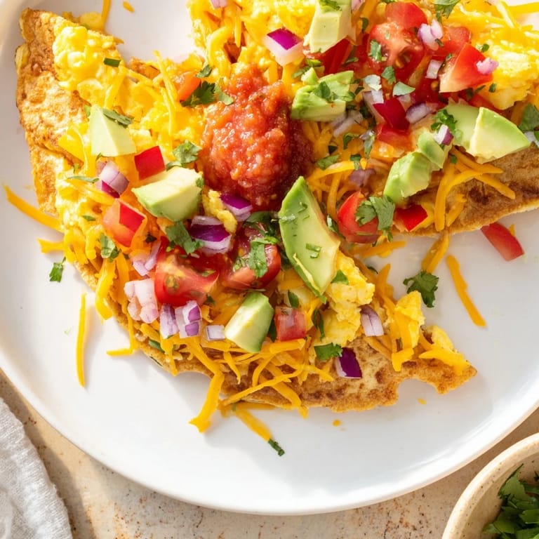 Easy sheet pan breakfast tacos: a delicious Tex-Mex brunch featuring creamy cheese and fresh salsa.