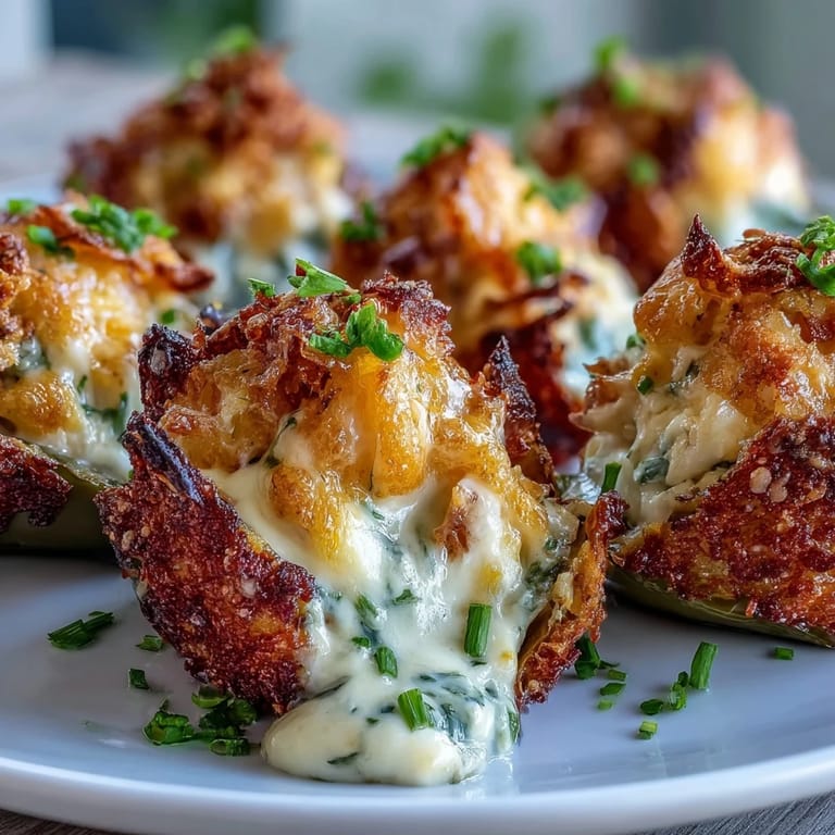 Golden-brown, buttery panko tops each Cajun Crab Poppers, served warm on a rustic platter with lemon wedges.