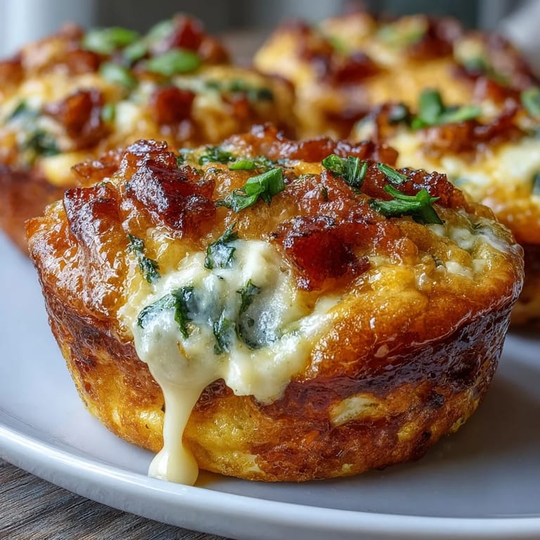 Savory egg muffins packed with lean ham, diced vegetables, and gooey cheese—ideal for quick breakfasts or healthy snacks.