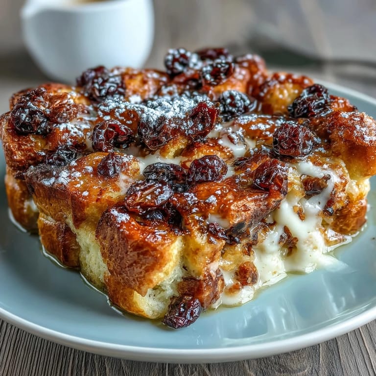 A comforting Blueberry Pancake Casserole Baked in the Oven, featuring tender pancake layers studded with fresh blueberries and a crisp, golden top.