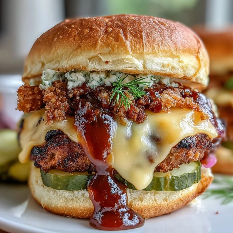 Platter of easy Memorial Day BBQ smash burger sliders, a crowd-pleasing delight.