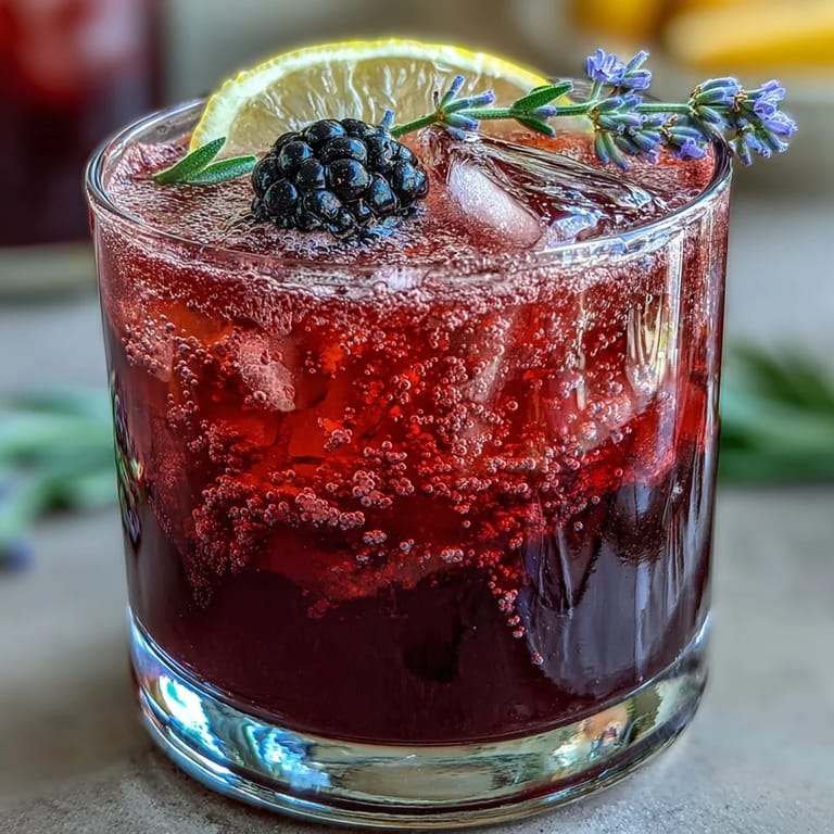 Taste summer with this aromatic Blackberry Lavender Lemonade Fizz, ready in minutes.